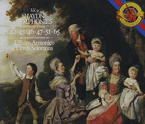 the album cover for Paul Haydn - Symphonies Nos 42 45