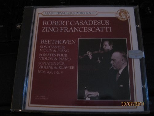 the album cover for Beethoven / Francescatti / Casadesus - Violin Sonatas