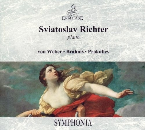 the album cover for Brahms / Prokofiev / Von Weber / Richter - Richter - Piano