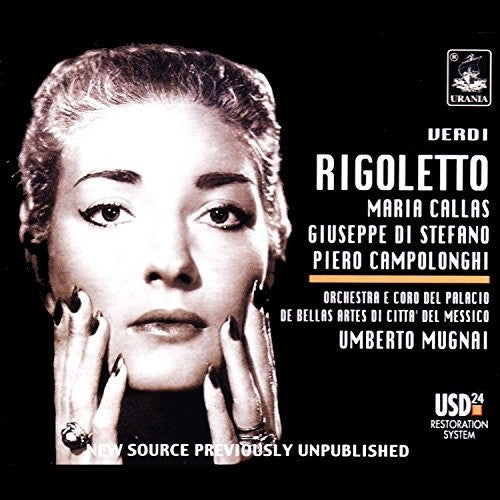 the album cover for Verdi / Callas / Di Stefano - Rigoletto