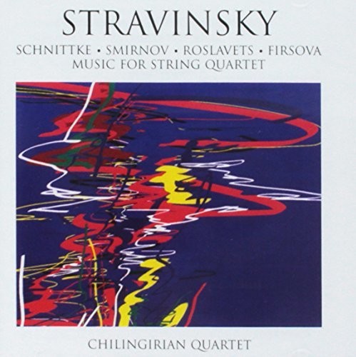 the album cover for Stravinsky / Sewart / Chilingirian / Rowland-Jones - Music for