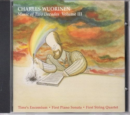the album cover for Wuorinen / Fines Arts Quartet - Wuorinen Music of Two