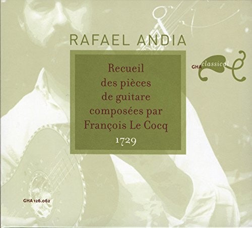 the album cover for Rafael Andia - Cocq, F.L. : Pieces Pour Guitare