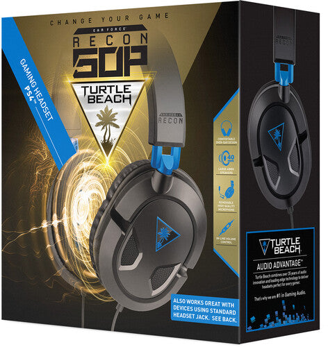 Tb Ps5 Recon 50p Wired Gaming Headset - Black/blue - Tb Ps5 Recon 50p Wired Gaming Headset - Black/blue - Game Accessories