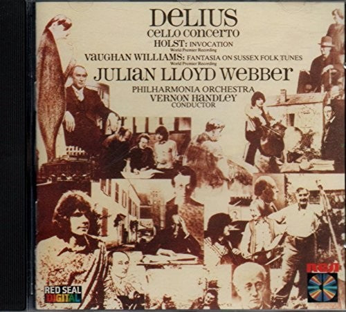 the album cover for Delius / Webber / Handley / Philharmonia Orch - Cello Cto
