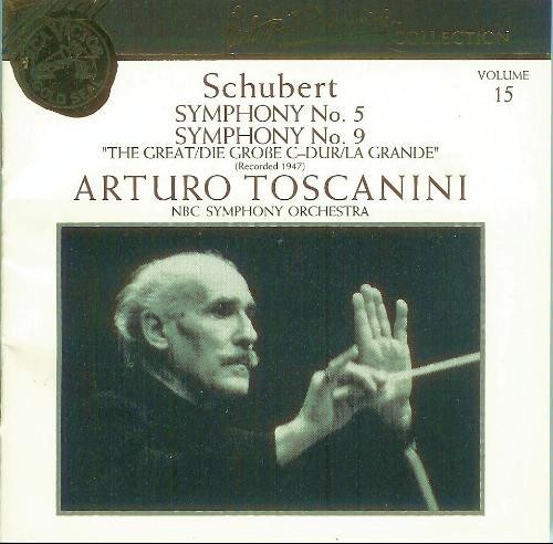the album cover for Schubert / NBC Sym Orch / Toscanini - Toscanini Collection 15