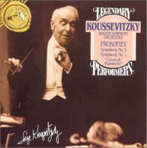 the album cover for Prokofiev / Koussevitzky / Boston Sym Orch - Legendary Performers