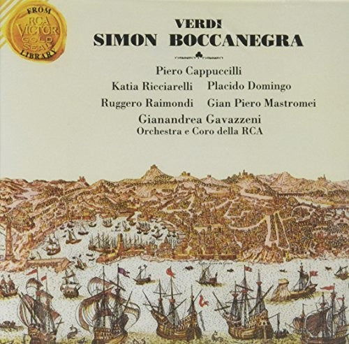 the album cover for Verdi / Placido Domingo - Simon Boccanegragavazz