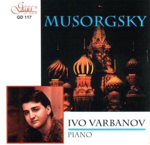 the album cover for Musorgsky - Varbanov Plays Musorgsky