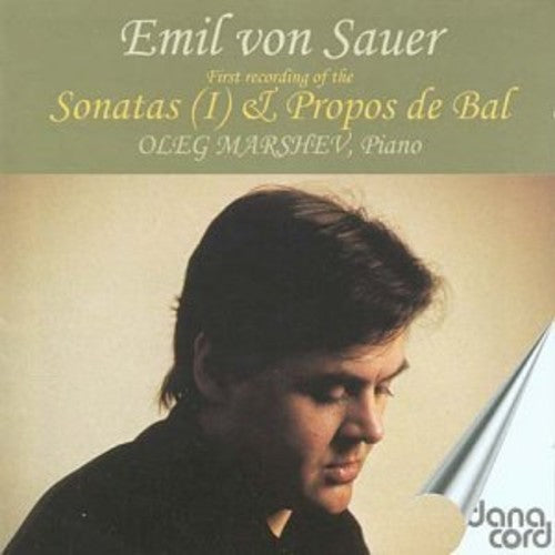 the album cover for Emil Sauer Von / Marshev - Piano Sonata 1