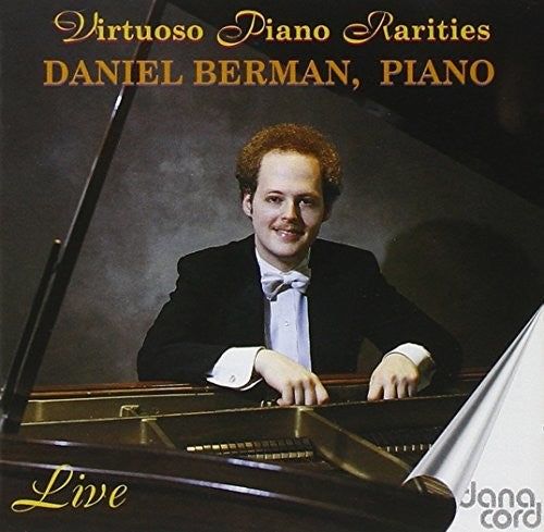the album cover for Gershwin / Chopin / Bach / Liszt / Berman - Virtuoso Piano Rarities