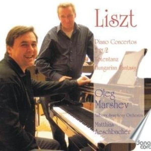 the album cover for Liszt / Marshev - Works For Piano & Orchestra