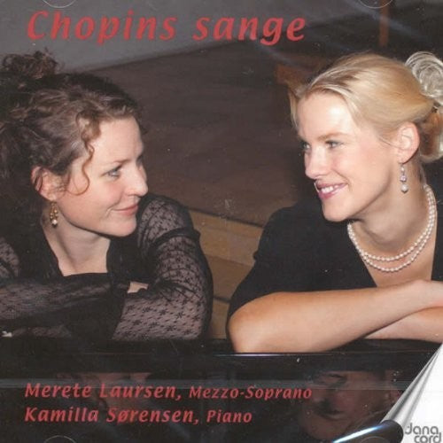 the album cover for Merete Laursen - Chopins Sange