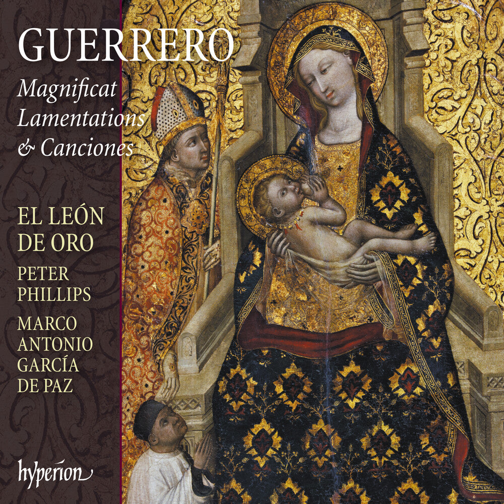the album cover for El Leon De Oro / Peter Phillips - Guerrero: Magnificat, Lamentations & Canciones