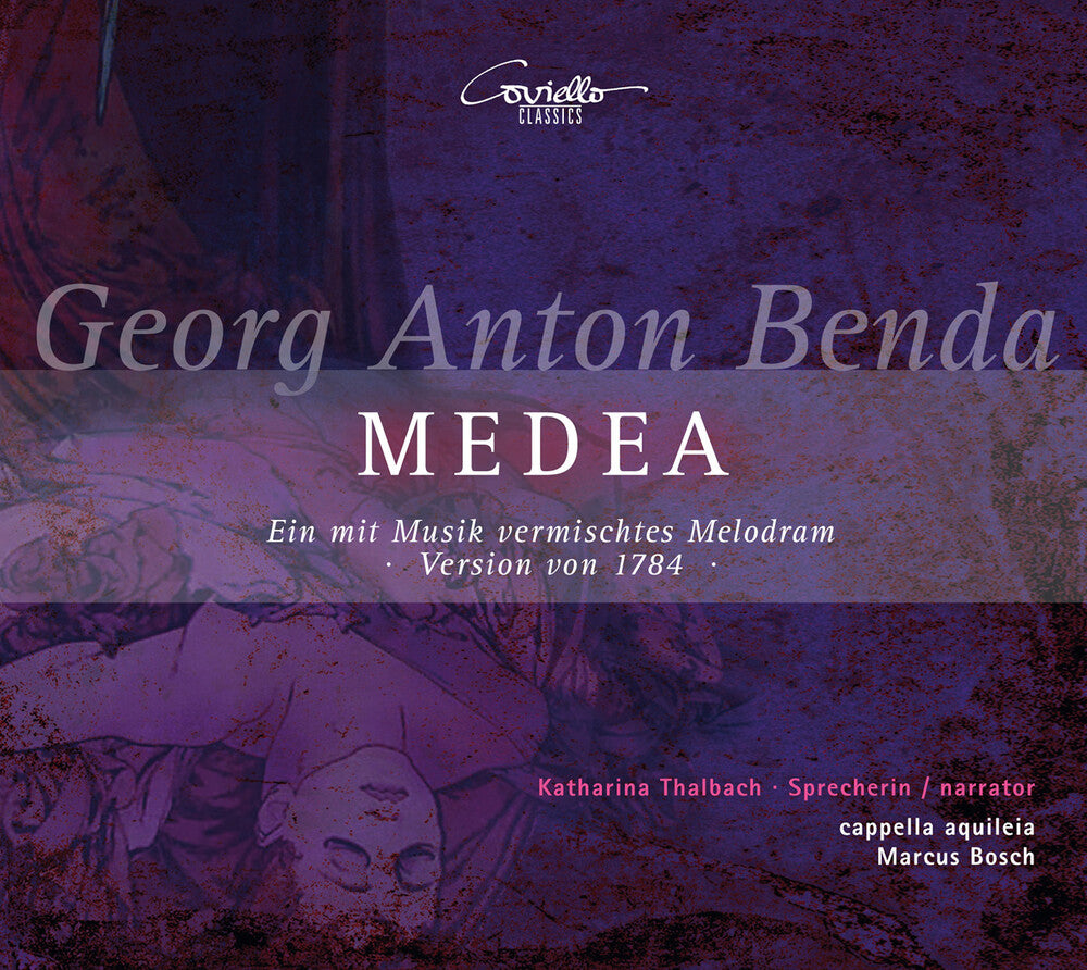 the album cover for Benda / Thalbach / Bosch - Medea