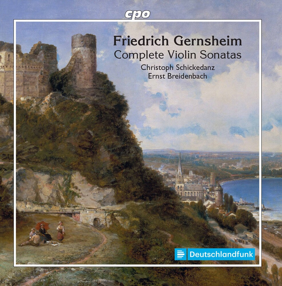 the album cover for Gernsheim / Schickedanz / Breidenbach - Complete Violin Sonatas