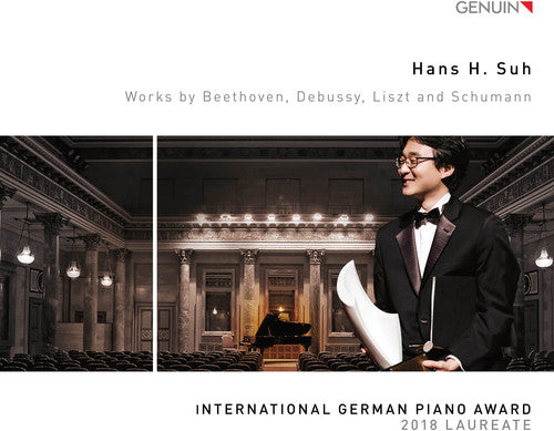 the album cover for Beethoven / Suh - Hans H Suh Plays Beethoven / Debussy / Liszt