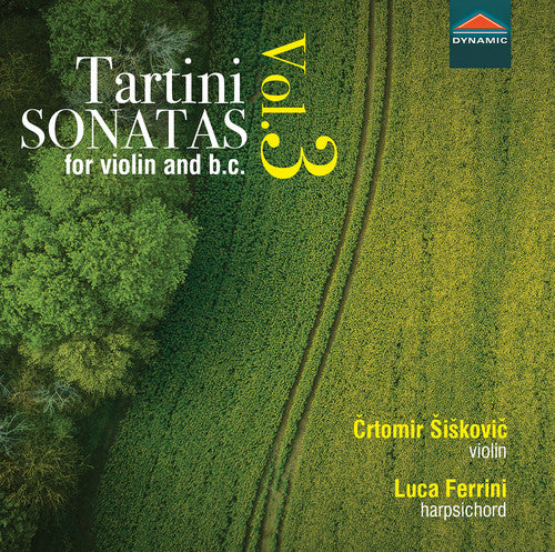 the album cover for Tartini / Siskovic / Ferrini - Sonatas for Violin