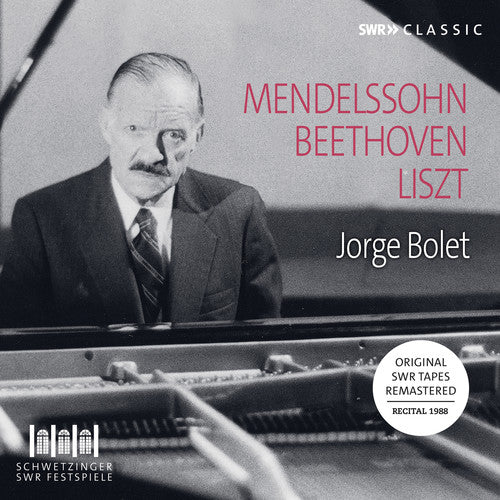 the album cover for Mendelssohn / Bolet - Piano Recital 1988