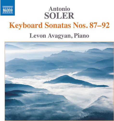 the album cover for Soler / Avagyan - Keyboard Sonatas 87-92