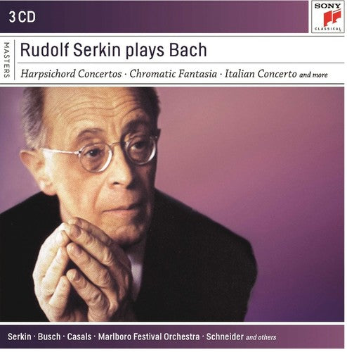 the album cover for J Bach S / Serkin - Rudolf Serkin Plays Bach