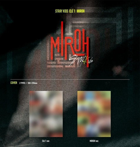 Stray Kids - Cle 1 - Miroh (Random Cover) (incl. photobook + 3 QR Cards) Music CD