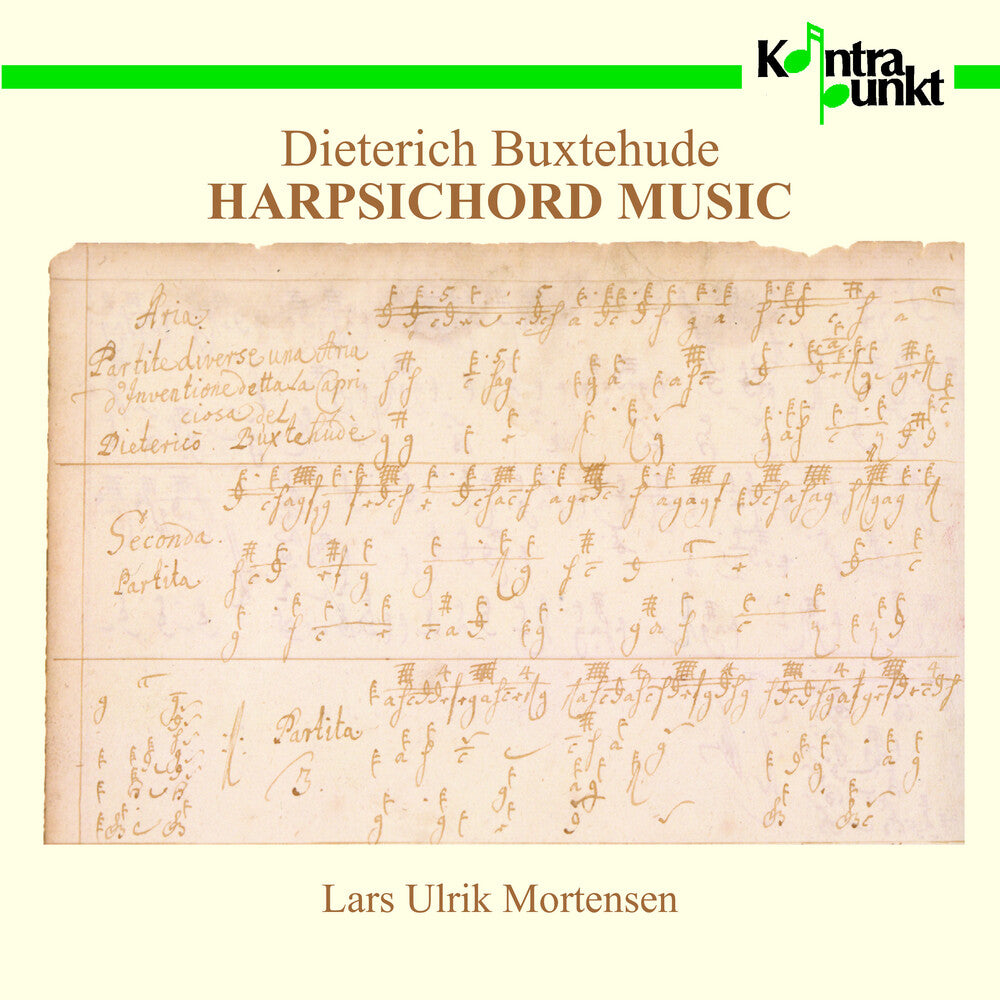 the album cover for Buxtehude / Mortensen - Harpsichord Music