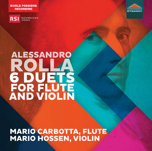 Rolla / Carbotta / Hossen - 6 Duets For Flute & Violin - Music CD