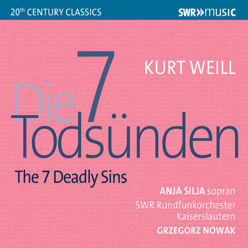 Weill / Silja / Nowak - 7 Deadly Sins - Music CD