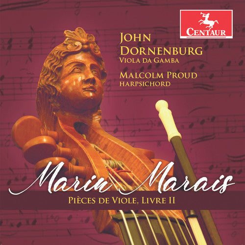 the album cover for Marais / Dornenburg / Proud - Pieces de Viole Livre II