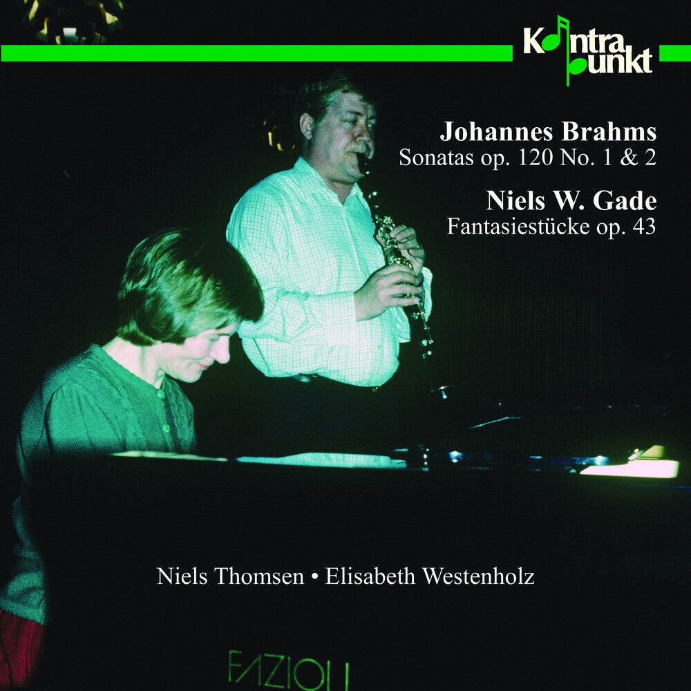 the album cover for Brahms / Thomsen / Westenholz - Sonatas, Opus 120