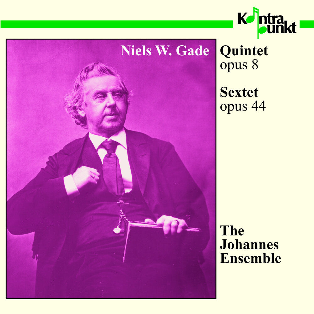 the album cover for Gade / Johannes Ensemble - Quintet, Opus 8