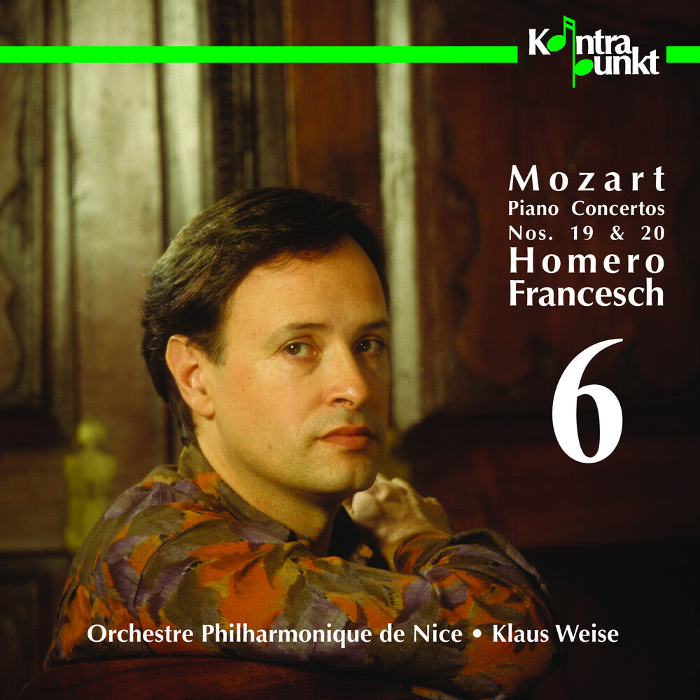 the album cover for Mozart / Francesch / Weise - Piano Concertos 19 & 20