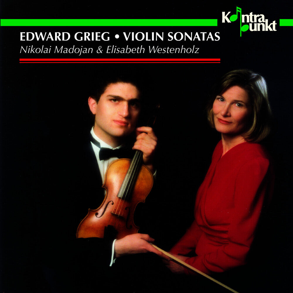 the album cover for Grieg / Madojan / Westenholz - Violin Sonatas