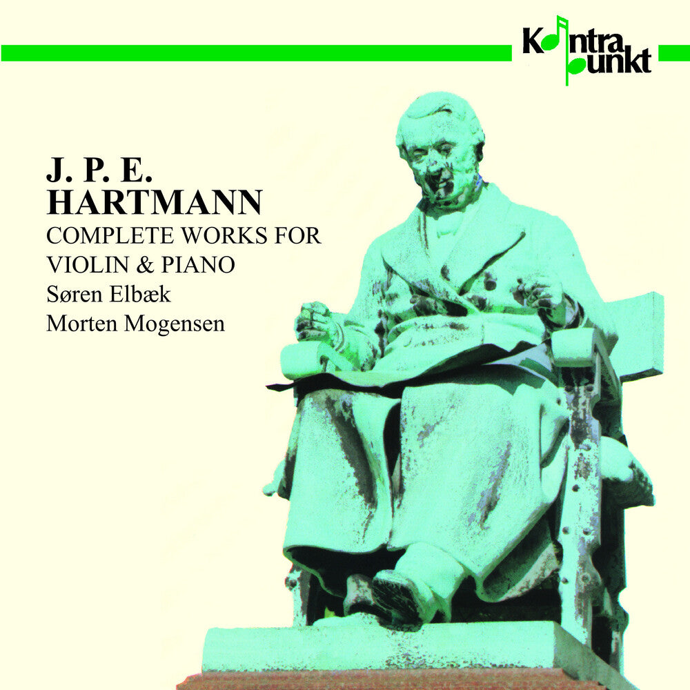 the album cover for Hartmann / Elbaek / Morgensen - Complete Works for Violin & Piano