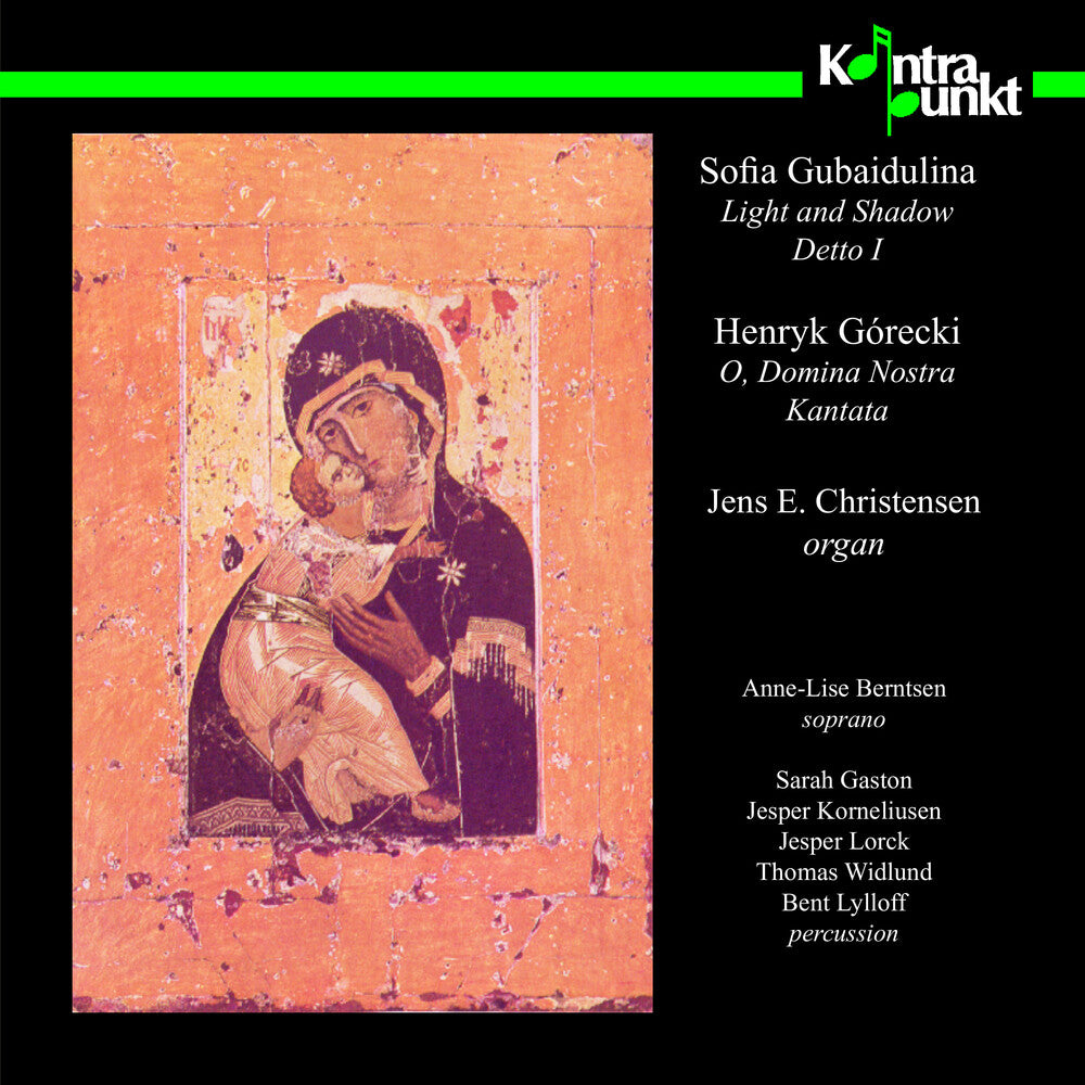 the album cover for Gubaidulina / Gorecki - Light & Shadow / Domina O Nostra