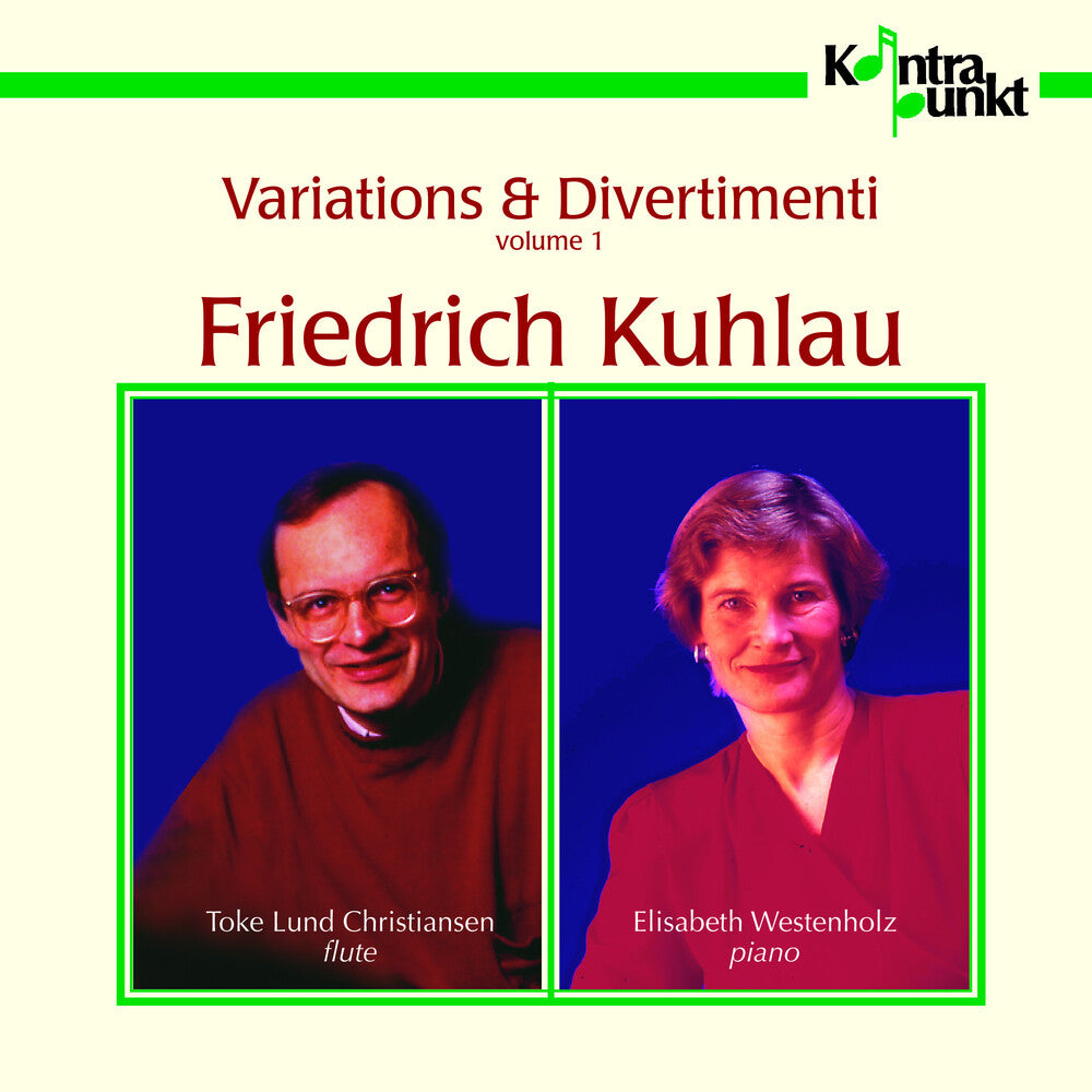 the album cover for Friedrich Kuhlau / Westenholz / Christiansen - Variations & Divertimenti 1