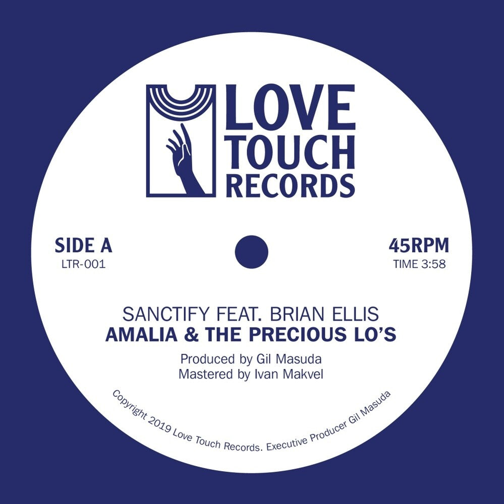 the album cover for Amalia & The Precious Lo's - Sanctify feat. Brian Ellis
