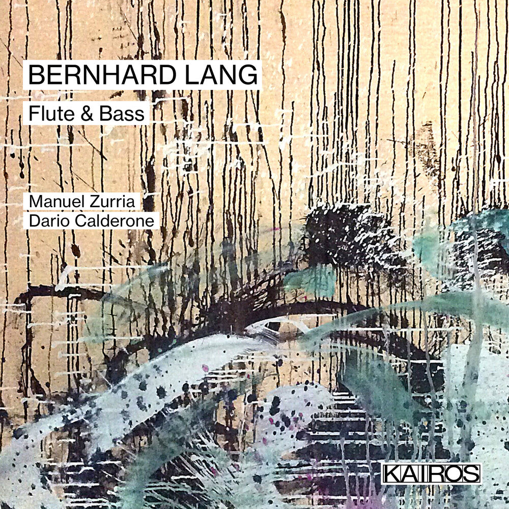 the album cover for Manuel Zurria / Calderone,Dario - Bernhard Lang: Flute & Bass