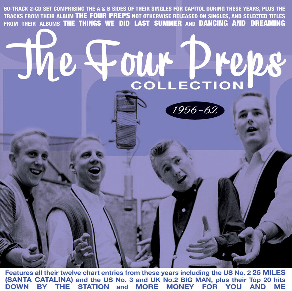 the album cover for Four Preps - The Four Preps Collection 1956-62