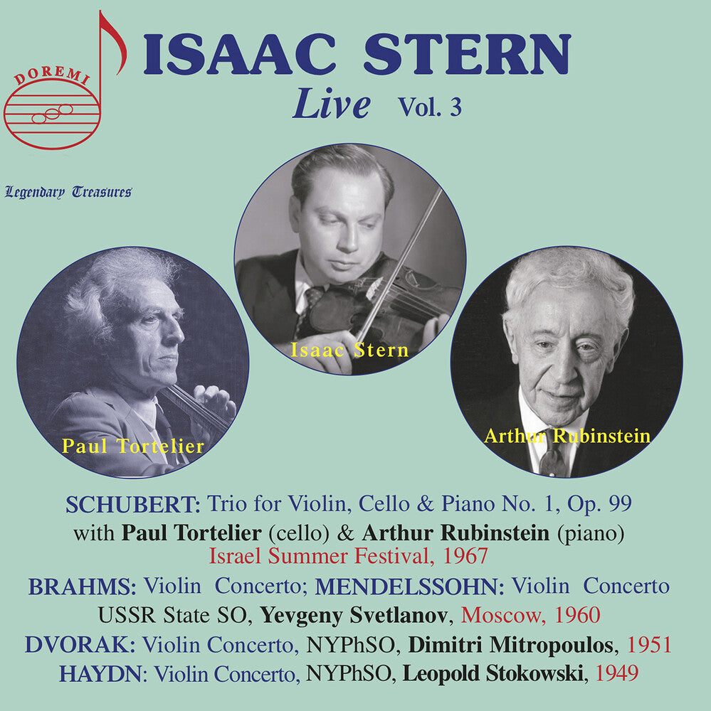 the album cover for Stern - Isaac Stern Live 3