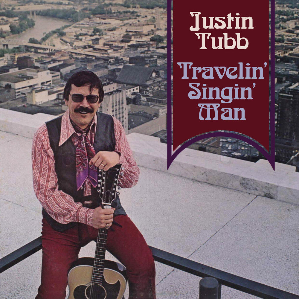 the album cover for Justin Tubb - Travelin' Singin' Man (Mod)