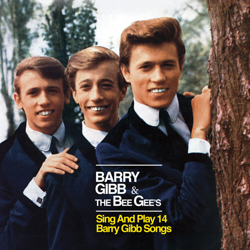 the album cover for Bee Gees - Barry Gibb & The Bee Gees Sing & Play 14 Barry Gibb Songs