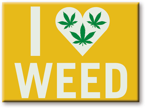 Weed I Heart Weed 2.5 X 3.5 Flat Magnet - Weed I Heart Weed 2.5 X 3.5 Flat Magnet - Special Products