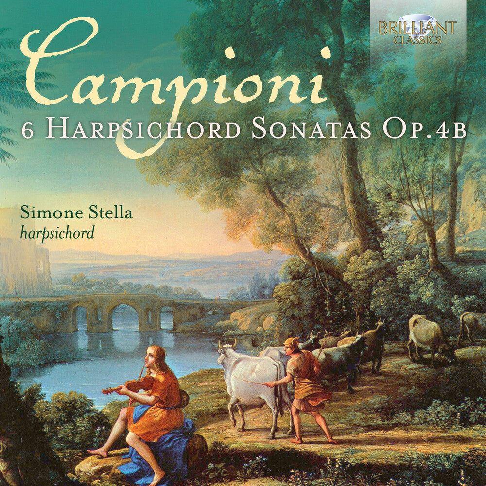 the album cover for Campioni / Stella - 6 Harpsichord Sonatas 4