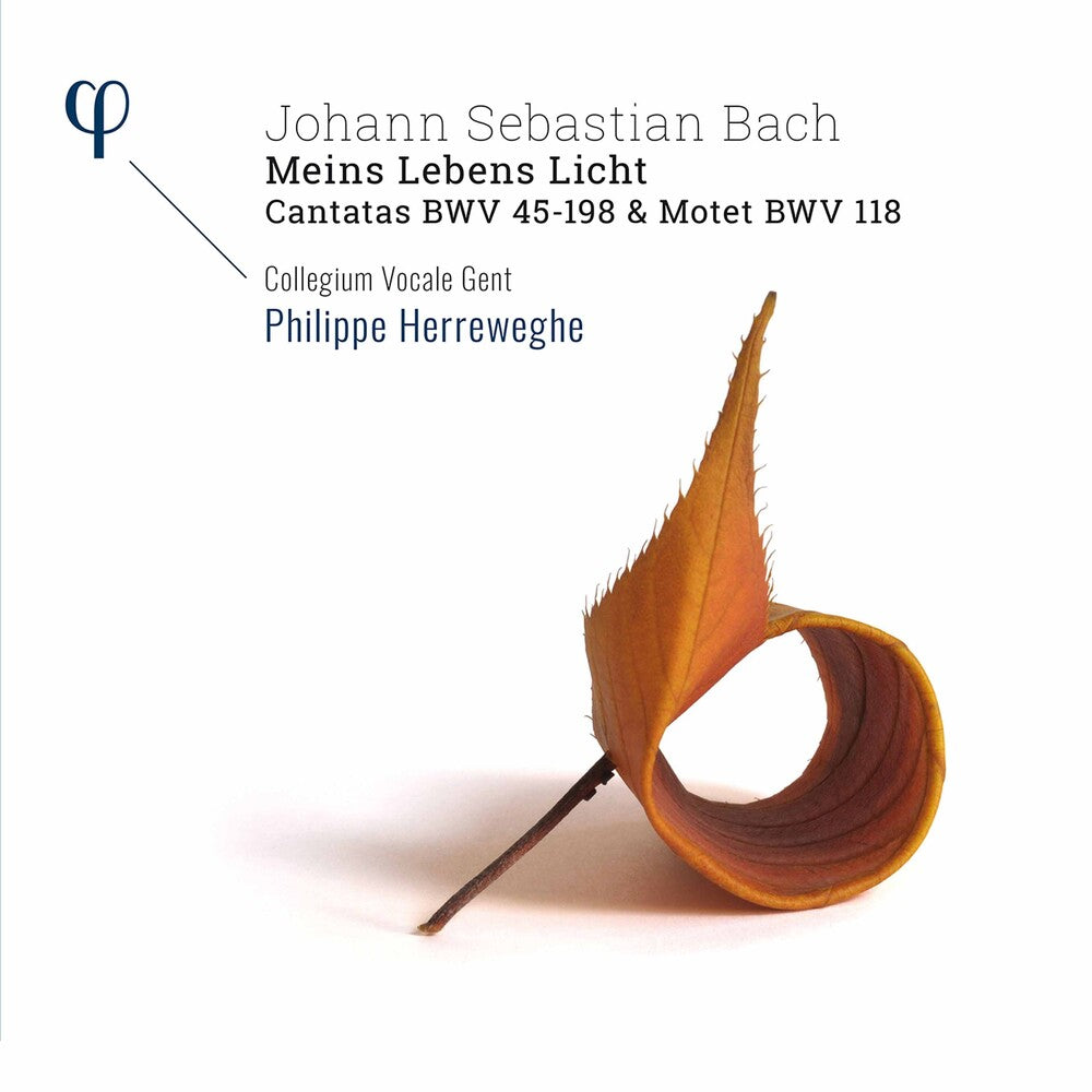 the album cover for J Bach .S. / Collegium Vocale Gent / Herreweghe - Meins Lebens Licht