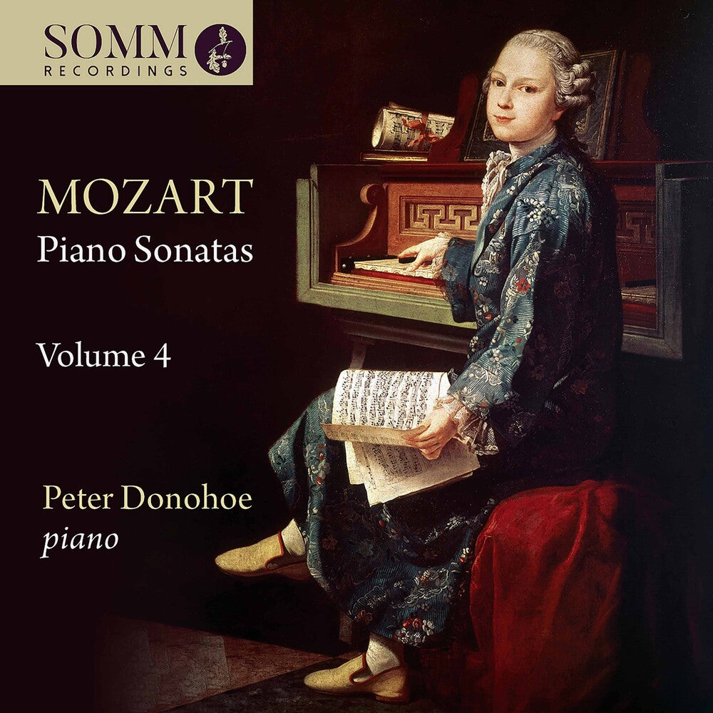 the album cover for W Mozart .A. / Donohoe - Piano Sonatas 4