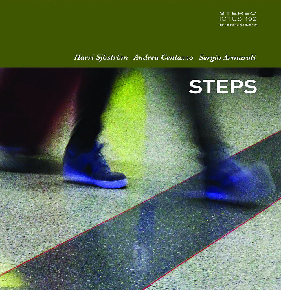 the album cover for Andrea Centazzo / Sjostrom,Harri / Armaroli,Sergo - Steps