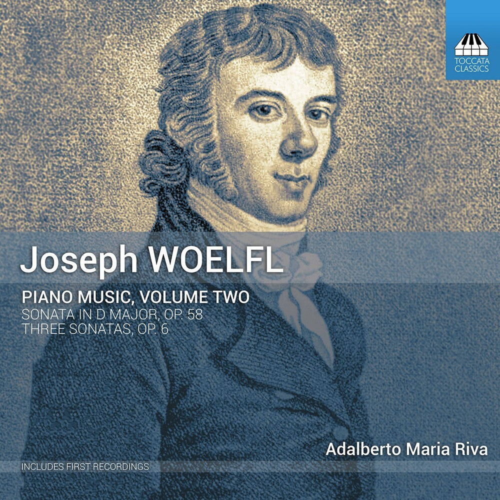 the album cover for Woelfl / Riva - Piano Music 2