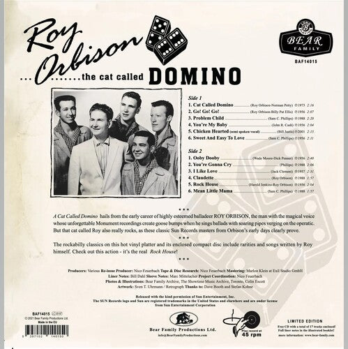 Roy Orbison - The Cat Called Domino Vinyl Record